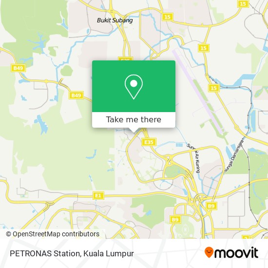 PETRONAS Station map