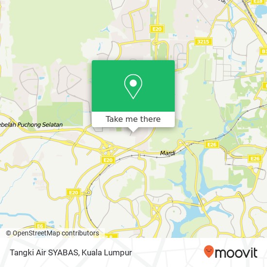 Tangki Air SYABAS map