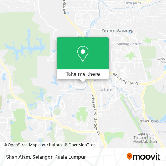 Shah Alam, Selangor map