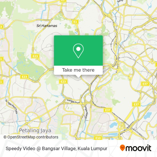 Peta Speedy Video @ Bangsar Village