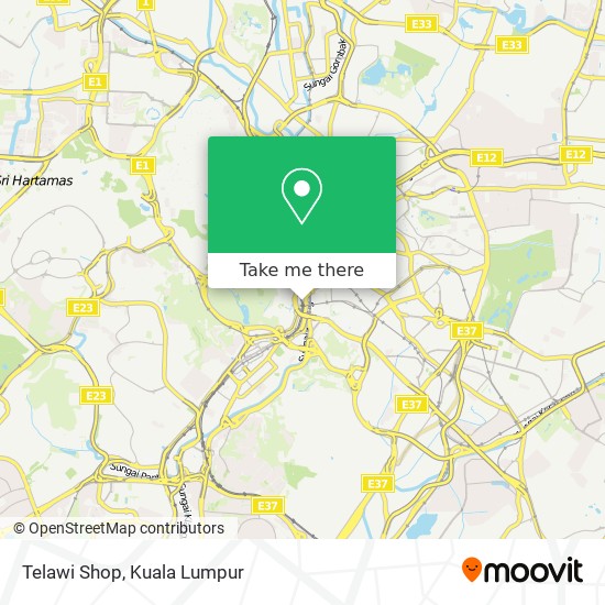 Telawi Shop map