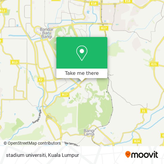stadium universiti map