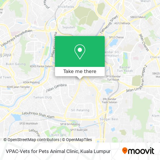 VPAC-Vets for Pets Animal Clinic map