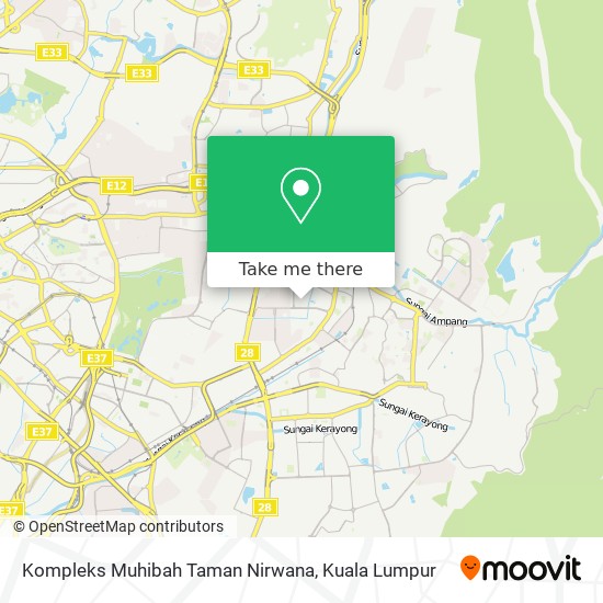 Peta Kompleks Muhibah Taman Nirwana