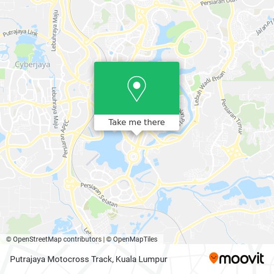 Putrajaya Motocross Track map
