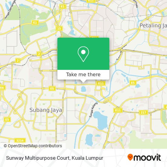 Sunway Multipurpose Court map