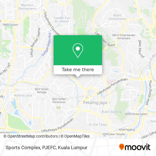 Sports Complex, PJEFC map