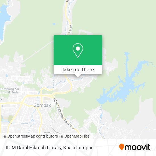 IIUM Darul Hikmah Library map