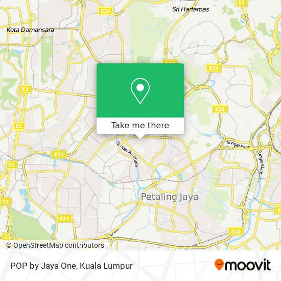 POP by Jaya One map