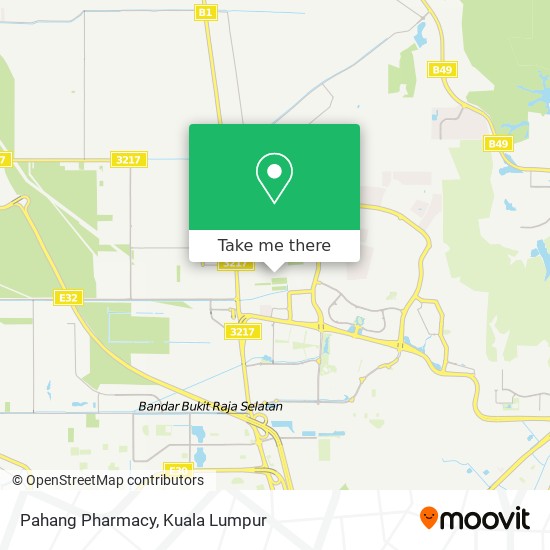 Pahang Pharmacy map