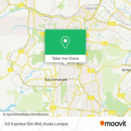 GD Express Sdn Bhd map