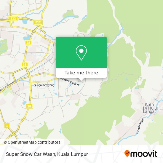 Super Snow Car Wash map