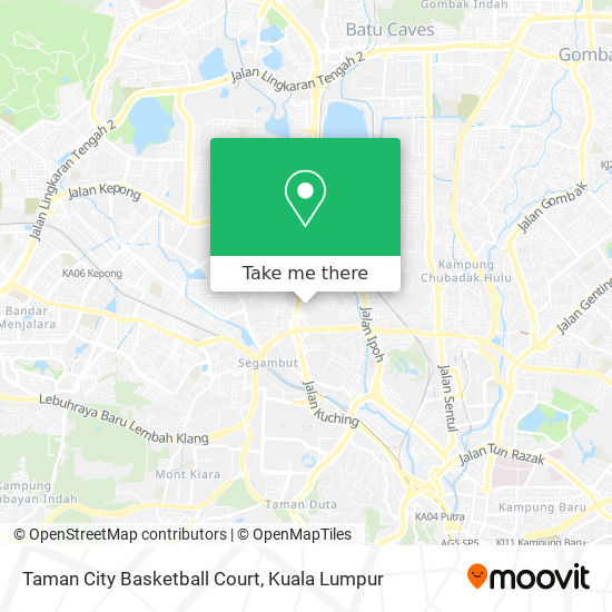 Peta Taman City Basketball Court