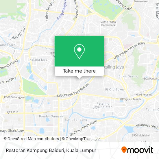 Restoran Kampung Baiduri map