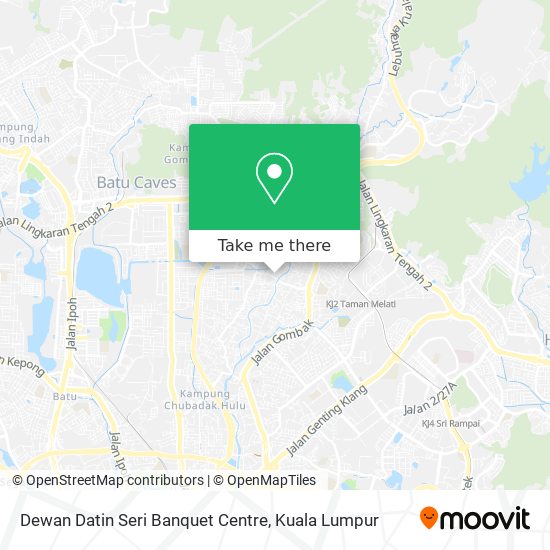 Dewan Datin Seri Banquet Centre map