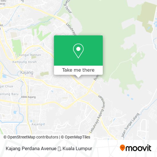 Kajang Perdana Avenue 💎 map