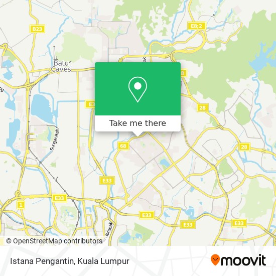 Istana Pengantin map