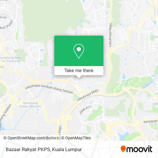 Peta Bazaar Rakyat PKPS