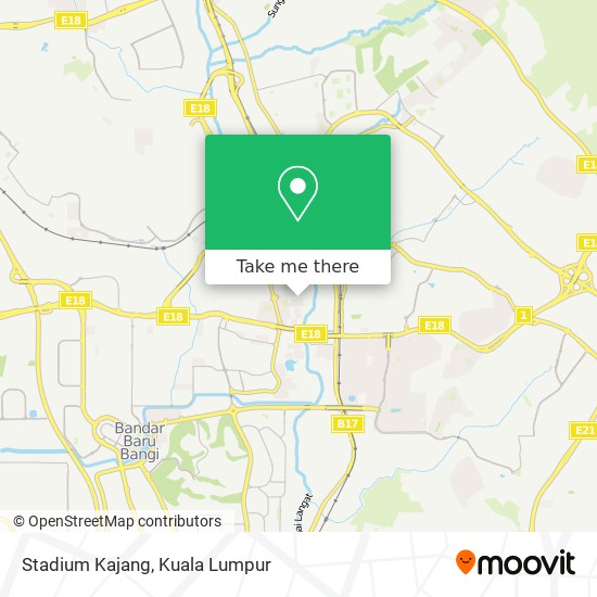 Stadium Kajang map
