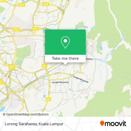 Lorong Sarahaney map