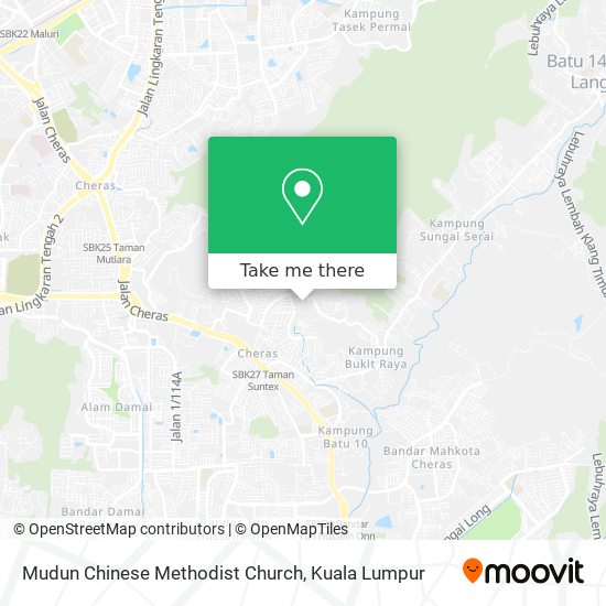 Mudun Chinese Methodist Church map