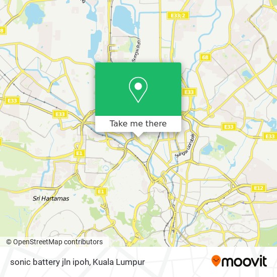 sonic battery jln ipoh map