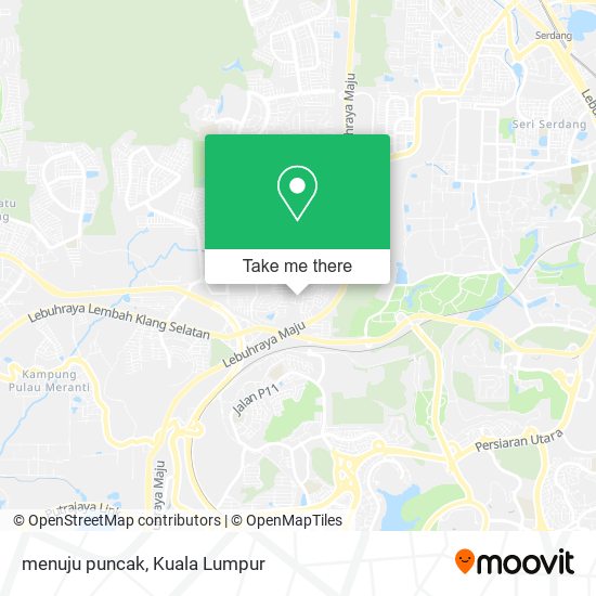 menuju puncak map