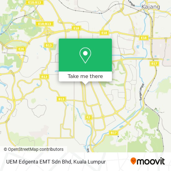 Peta UEM Edgenta EMT Sdn Bhd