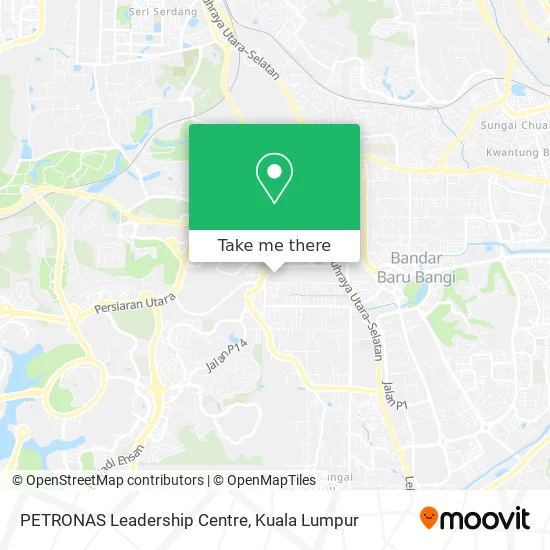 PETRONAS Leadership Centre map