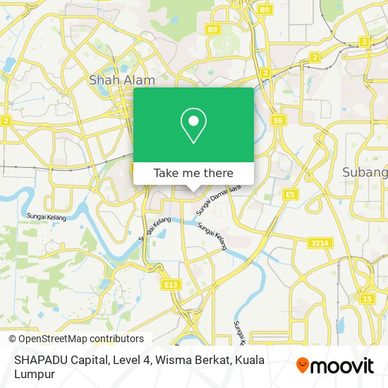 SHAPADU Capital, Level 4, Wisma Berkat map