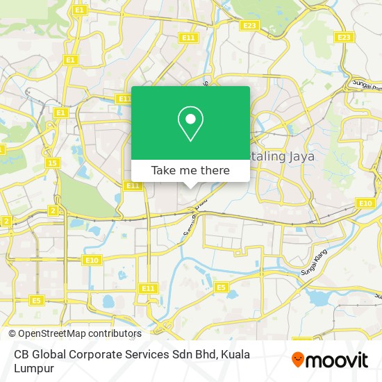 CB Global Corporate Services Sdn Bhd map