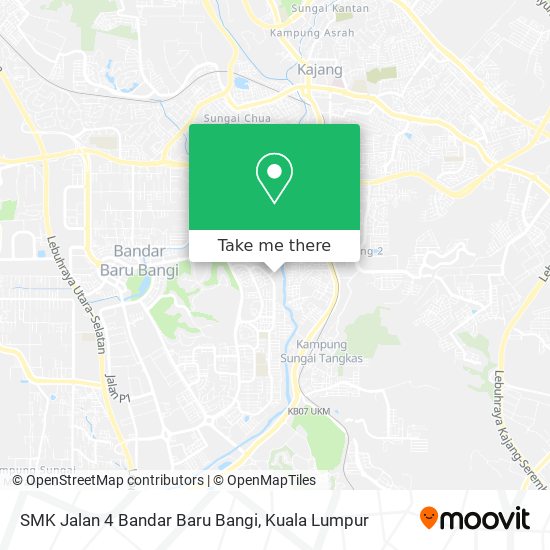 SMK Jalan 4 Bandar Baru Bangi map