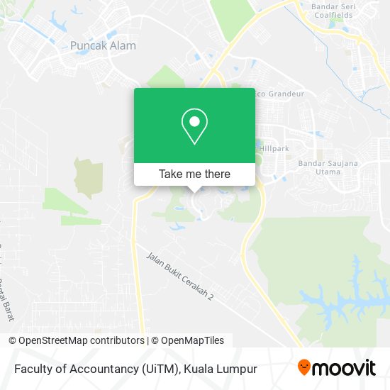 Faculty of Accountancy (UiTM) map