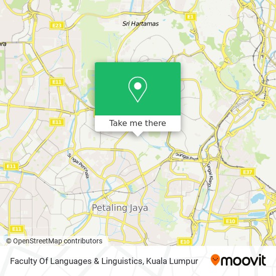 Faculty Of Languages & Linguistics map