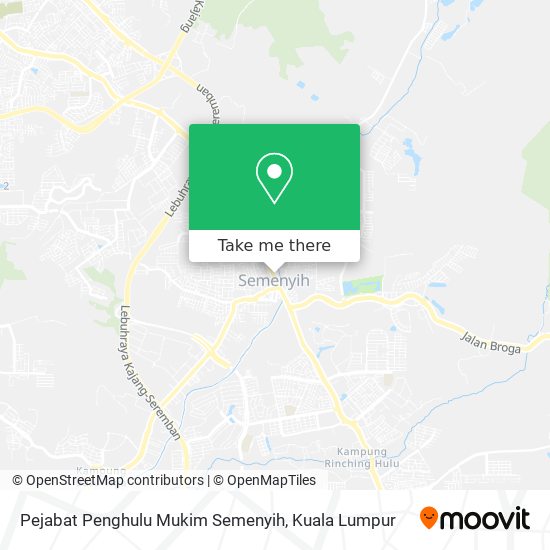 Pejabat Penghulu Mukim Semenyih map