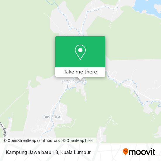 Peta Kampung Jawa batu 18