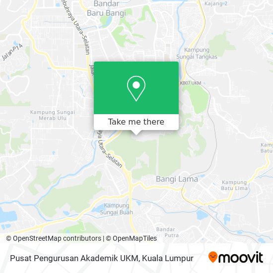 如何坐公交或火车去hulu Langat的pusat Pengurusan Akademik Ukm Moovit