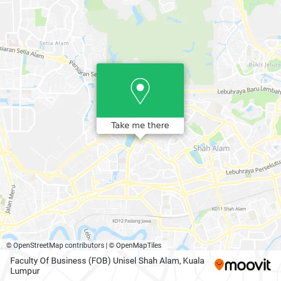 How To Get To Faculty Of Business Fob Unisel Shah Alam By Bus Mrt Lrt Or Train