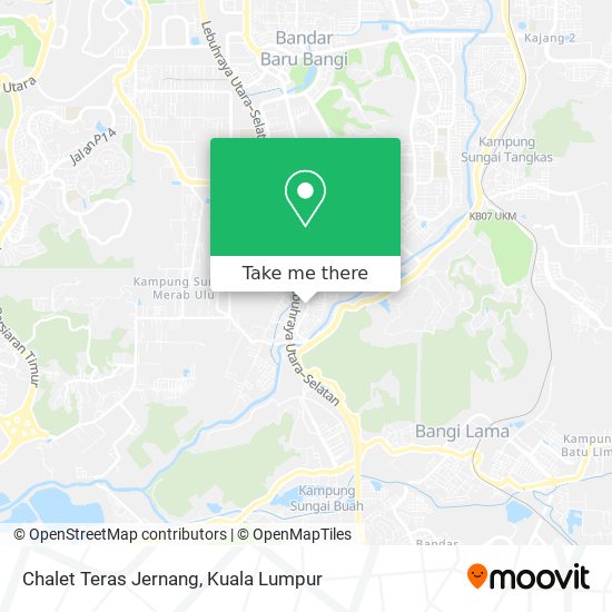 Chalet Teras Jernang map