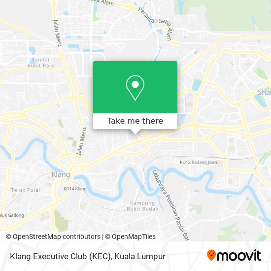 Klang Executive Club (KEC) map