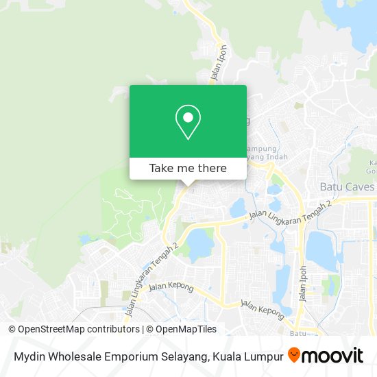 Mydin Wholesale Emporium Selayang map