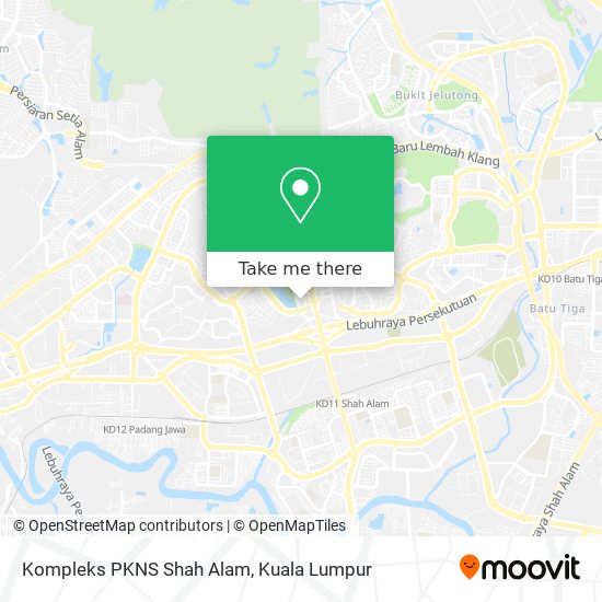 Peta Kompleks PKNS Shah Alam