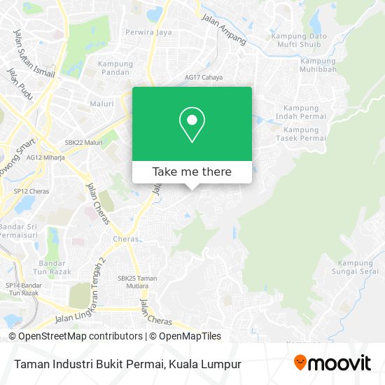 Taman Industri Bukit Permai map
