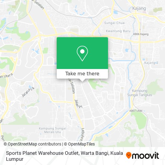 Sports Planet Warehouse Outlet, Warta Bangi map