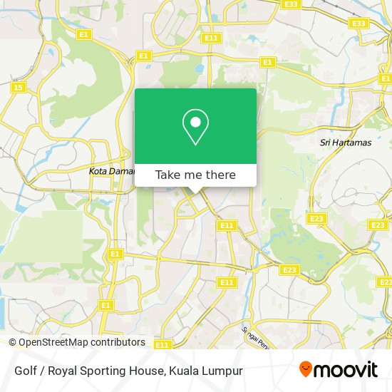 Golf / Royal Sporting House map