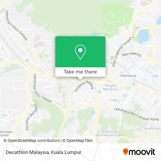 Peta Decathlon Malaysia