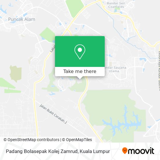 Padang Bolasepak Kolej Zamrud map