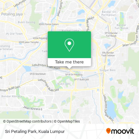 Peta Sri Petaling Park