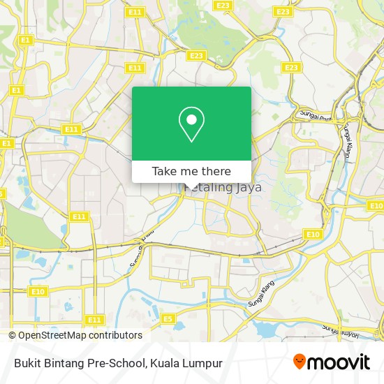 Peta Bukit Bintang Pre-School