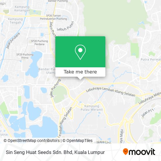 Peta Sin Seng Huat Seeds Sdn. Bhd